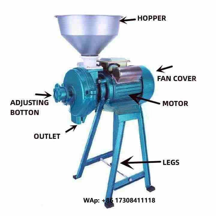 Grain Mill Grinder - 1 Yıl Garantili Tozlaştırıcı Mısır Öğütücü