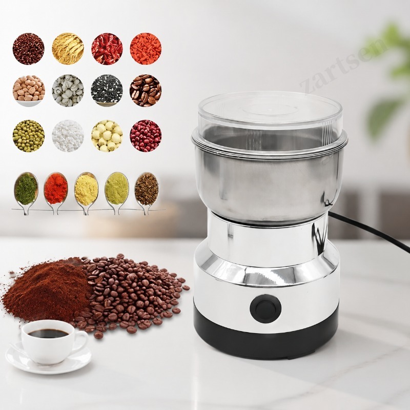 Grain Mill Grinder - Mutfak Çok Fonksiyonlu 4 Bıçaklı Tahıl