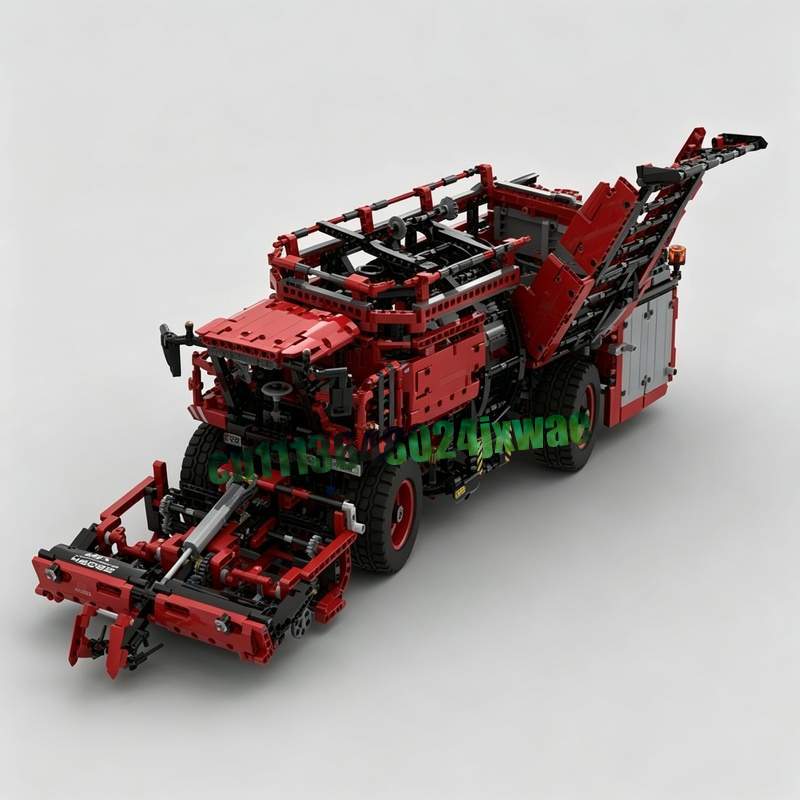 Agriculture Farming Education - 3747 adet kırmızı tarım hasat makinesi