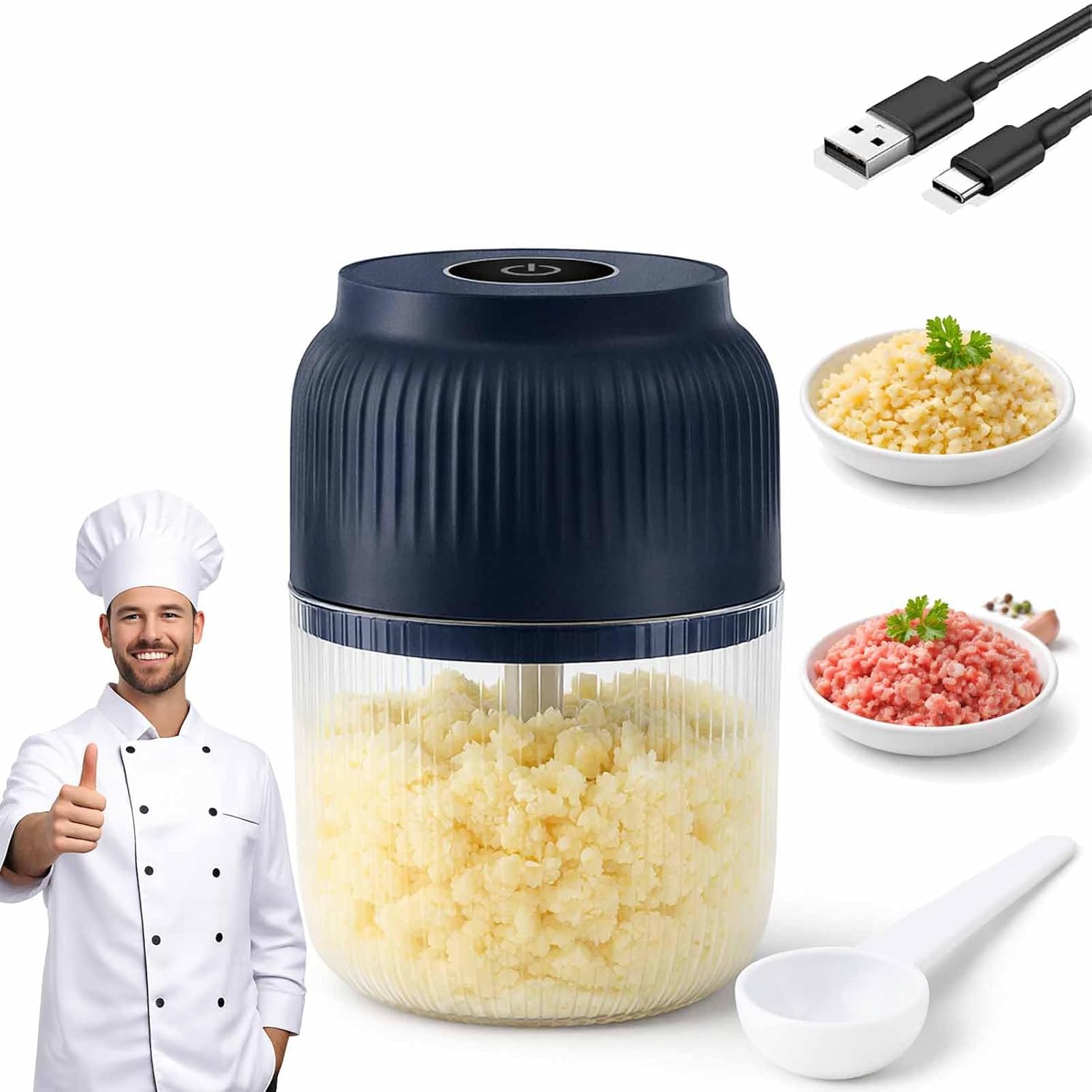 Elektrikli Sarımsak Doğrayıcı, - Grain Mill Grinder incelemesi ve fiyatı